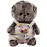 Игрушка мягкая Budi Basa, Басик BABY в полосатом комбинезончике (20 см) (BB-061) - 0
