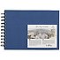 Скетчбук А5 80л "Travelling sketchbook"  слоновая кость, рисов.бумага 130г/м2, горизонтальный, пружина слева, Гознак - 0