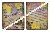 Магнит Кристина (8х8) (488410)
