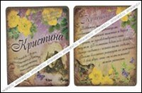 Магнит Кристина (8х8) (488410)