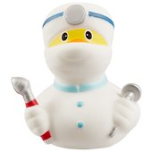 Игрушка для ванной, уточка резиновая FUNNY DUCKS "Уточка стоматолог"   (1914) - 1
