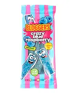 Мармелад жевательный BLOGGERS Крейзи Блу Разберри со вкусом Малины в кисло-сладкой обсыпке (ремешки), 75г