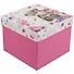 Подарочная коробка «Мишка на розовом», средняя - 0