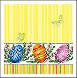 Салфетки Daisy бум. сервиров. Пасха бабочки (SDWL000501) (33х33) (20шт) (3сл)