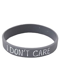 Браслет силиконовый "I dont care"