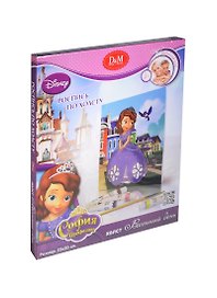 Набор для росписи по холсту Весен. день Софии (Disney София) (53756) (25х30см) (Делай с мамой) (5+) (коробка)