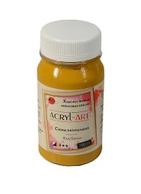 Краска акриловая "Акрил-Арт" сиена натуральная,100мл,банка, Таир