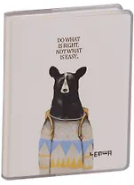 Записная книжка А7 80 листов клетка "Do what is right…"