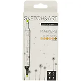 Маркеры для скетчинга 06цв "SKETCH&ART" Портрет, Bruno Visconti