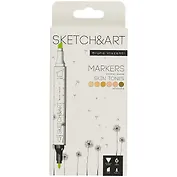 Маркеры для скетчинга 06цв "SKETCH&ART" Портрет, Bruno Visconti