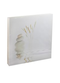 Картина канвас 30х30 (Вода и белые камни) (6011-14-P036)