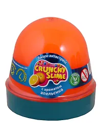 Игрушка-лизун «Crunchy slime Апельсин», Mr.Boo