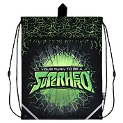 Мешок для сменной обуви "Супергерой" 36 х 48 см, полиэстер, полноцветная печать, 1 отделение