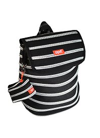 Рюкзак + кошелек Zipit, черный и серебряная молния (ZBPL+ZP-332--S-332-O) (25х31,5)