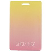 Чехол для карточек Цветной градиент Good luck (ДК2017-133)