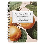 Блокнот "Flora. Персики", 80 листов в клетку, 102 х 142, спираль