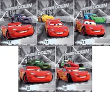 Тетрадь в линейку Academy Style «Cars» в ассортименте, 12 листов