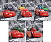 Тетрадь в линейку Cars, 12 листов, в ассортименте