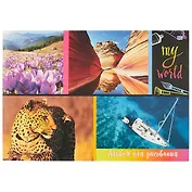Альбом для рисования BG, "Мой мир", А4, 40 листов, на склейке, в ассортименте