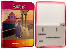 Папка для труда «Princess» 320 х 240 мм, пластик, на молнии, Silwerhof