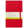 Книга для записей Moleskin Classic Large, твёрдая обложка, красная, 120 листов, А5