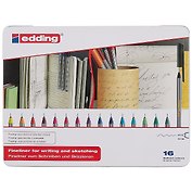 Капиллярные ручки Finepen, 16 цветов, Edding