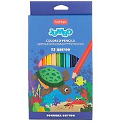 Карандаши цветные «Jumbo», Hatber, 12 цветов