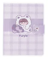 Записная книжка 90*128, 80 листов в клетку, "Purple", в ассортименте, Yoi