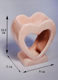 Аромалампа Сердце (10х5х10) (6738)