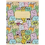 Тетрадь в клетку Unnika, "Разноцветные коты", А4, 48 листов