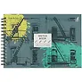 Скетчбук А5 50л "SKETCHBOOK. Индустриальный стиль" белый офсет, 120г/м2, микротекстурир., евроспираль