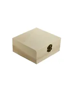 Набор для творчества. Шкатулка для росписи Квадрат 4,8*10,1*10,1 (дерево)