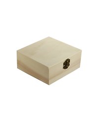 Набор для творчества. Шкатулка для росписи Квадрат 4,8*10,1*10,1 (дерево)