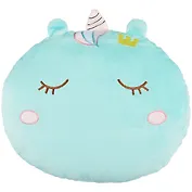 Подушка Единорог с закрытыми глазками (текстиль) (36х36) (12-00700-012749)