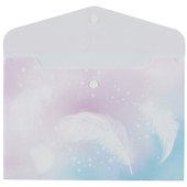 Папка -конверт «Feather» А5 на кнопке - 1