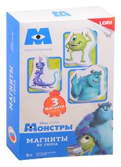Набор для творчества LORI Магниты из гипса Disney Корпорация монстров