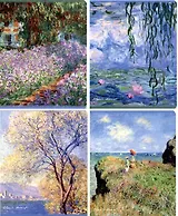 Тетрадь в клетку Be positive, "Клод Моне", 48 листов, в ассортименте