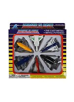 Набор металл. самолетов Handers Истребители (HAC1609-001) (7х3см) (6шт) (упаковка)