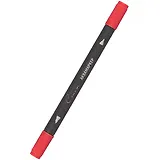 Маркер акварельный "Сонет", двухсторон., кисть и тонкий наконечник, краплак красный, сонет