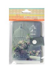 Визитница Клетка пластик (39567) (14х10,2)