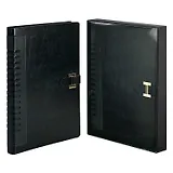 Ежедневник недат. А5+ 160л 175x245 "Сариф экстра" зеленый, иск.кожа, мягкий переплет, офсет, ляссе, подар.карт.коробка с ПВХ-крышкой