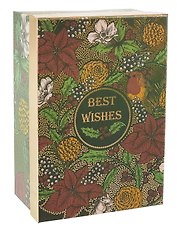 Коробка подарочная "Best wishes" 23*16*9.5, картон