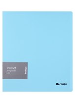 Папка 4 кольца А5 "Instinct" 35мм, 700мкм, аквамарин