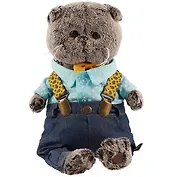 Игрушка мягкая Budi Basa, Басик в джинсах с подтяжками Ks22-093