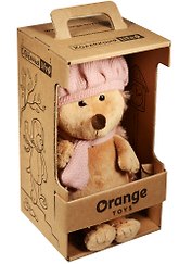 Игрушка мягкая, Orange Toys, Ежинка Колючка в берете 20см OS603/20