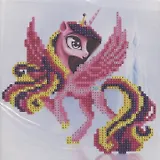 Алмазная мозаика на подрамнике Единорог (TZ-13486P) (20х20см) (частичн. выкл.) (упаковка) (Tukzar)