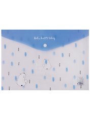 Папка-конверт А4 на кнопке "Feel so happy today"