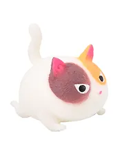 Антистресс мяшка Коты в сетке с подвесом (15-2600-8229) (3+)  белый