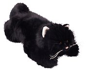 Мягкая игрушка Котик пушистый (черный) (60см) (12-20251028-7L)