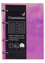 Тетрадь на кольцах в клетку Listoff, "Chameleon. Золотистый", 120 листов